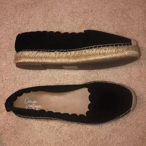 Crown Vintage Black Espadrilles